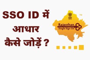 sso id me aadhar card kaise update kare